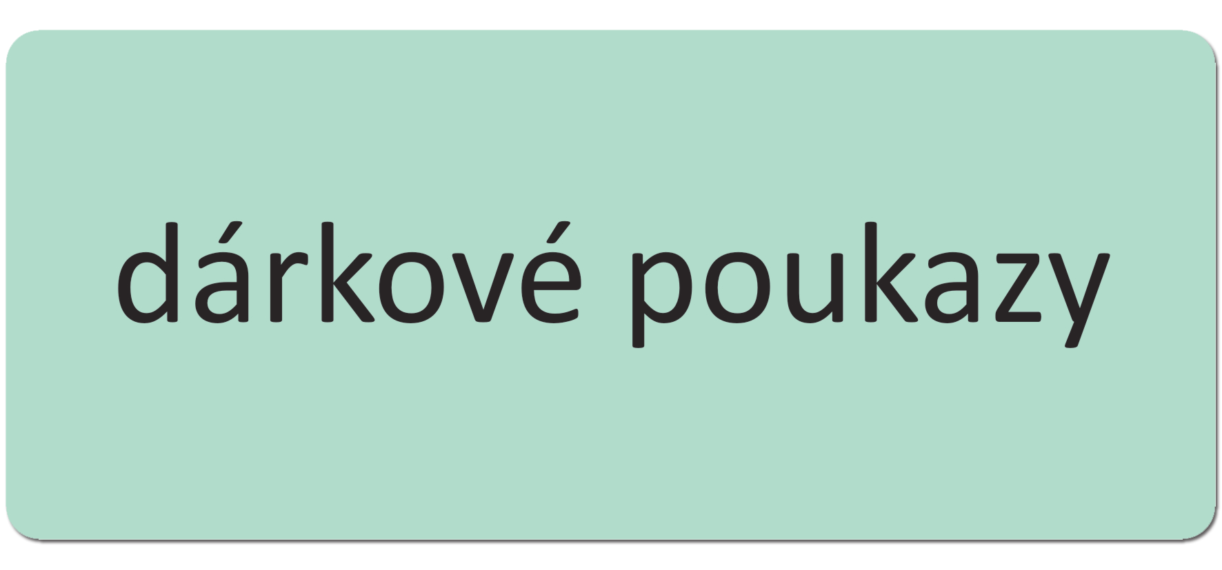 Dárkové poukazy